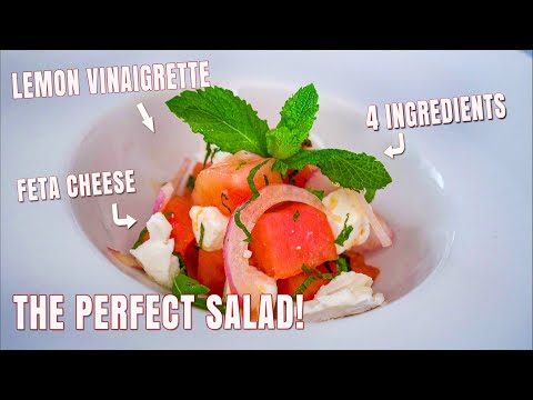 HOW to MAKE Watermelon Salad with Feta and Mint | The Best Watermelon Salad in 15 Minutes