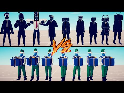 CAMERAMAN vs ELF TEAM - Totally Accurate Battle Simulator
