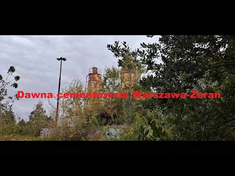 Opuszczona cementownia Warszawa Żerań - URBEX