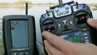 Прикормочный кораблик с эхолотом и gps