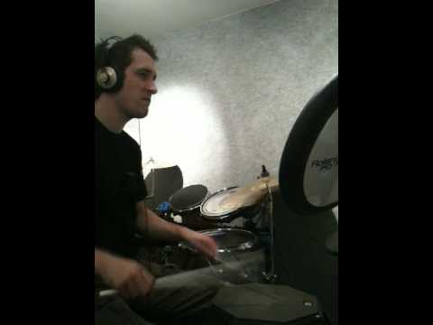 Snare solo (rudimental) on practice pad
