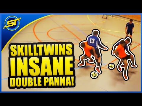 SkillTwins INSANE Double Nutmeg/Panna In Game ★