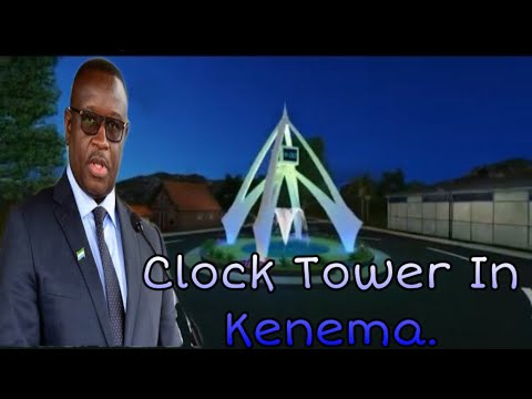 The Maada Bio Clock Tower. Sierra Leone Most Beautiful Tower