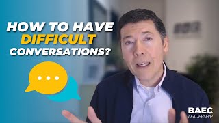 How to Have Better Sensitive Conversations as a Leader | SCARF Model | BAEC Leadership Series