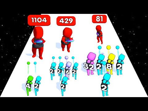 Join Up - Level Up Numbers Drop Merge Gun Shooter - All Levels Gameplay Android iOS (Part 01)