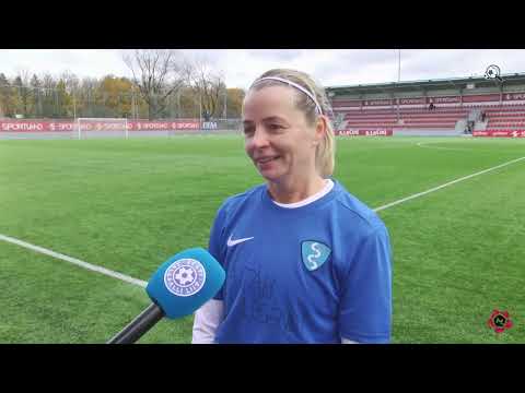 NML 24. voor: Tallinna FC Flora - Saku Sporting 2:1, Heleri Saare intervjuu