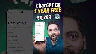 ChatGPT Go FREE For 1 Year😱#shorts