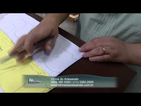 Mulher.com 02/09/2014 - Pintura Barrado Duplo Vitrine por Lucia Luzzi - Parte 1