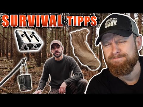 10 SURVIVAL Tipps für Bushcrafter - Braucht man diese Dinge wirklich? | Fritz Meinecke reagiert