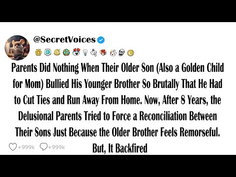 Parents Did Nothing When Their Older Son Bullied His Younger Brother (Also a Golden Child for Mom...