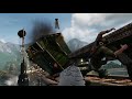 Train Crashing Scene | Uncharted 2: Among Thieves