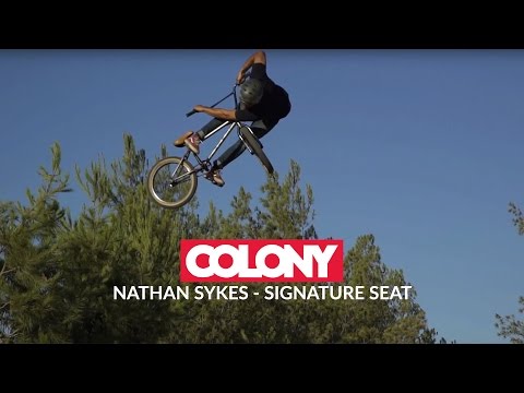 Nathan Sykes and his signature seat  - Colony BMX