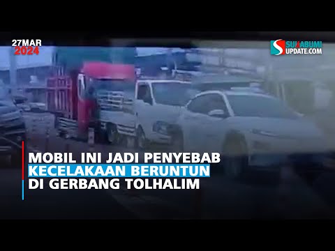 Mobil ini Jadi Penyebab Kecelakaan Beruntun di Gerbang Tol Halim