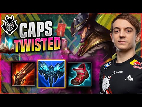 CAPS IS A GOD WITH TWISTED FATE! - G2 Caps Plays Twisted Fate MID vs Leblanc! | Patch 11.16