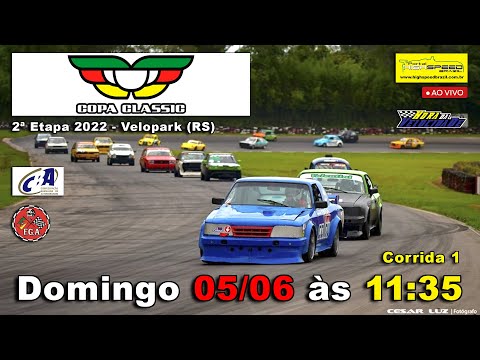 COPA CLASSIC | Corrida 1 | 2ª Etapa 2022 - Velopark (RS) | Ao Vivo