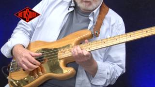 Video thumbnail for Mo Foster & Rotosound Solo Bass 55 Bass Guitar Strings by Rotosound