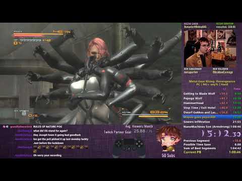 ESA Winter 2021 Submission Metal Gear Rising: Revengeance Speedrun
