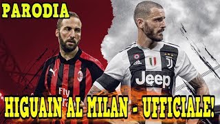 CANZONE HIGUAIN AL MILAN ⚽ [ Parodia Fred De Palma - D'Estate Non Vale]