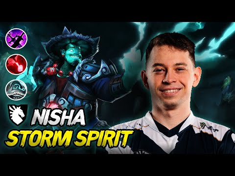 TEAM LIQUID NISHA USING A MONSTER STORM SPIRIT | 2023 GAMEPLAY 🔥🔥🔥