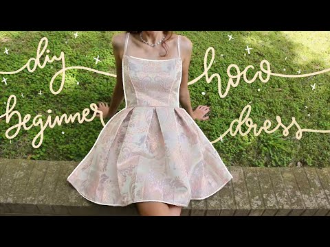 DIY Beginner Friendly Homecoming Dress! | Pattern...