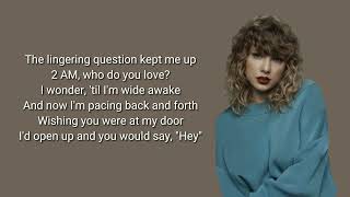 Taylor Swift - Enchanted (lyrics)