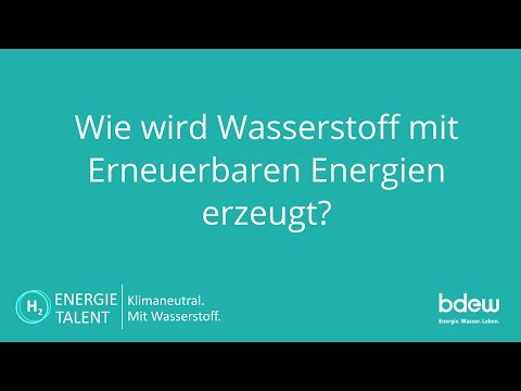 Wie wird Wasserstoff mit Erneuerbaren Energien erzeugt?