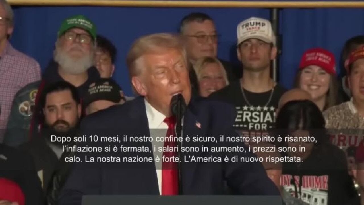 Trump in Pennsylvania: In soli 10 mesi l'America è tornata, più forte e rispettata che mai