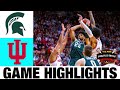 Michigan State vs Indiana Highlights | NCAA Men's Basketball | 2024 College Basketball