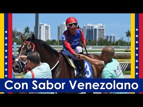 Ismerio Villalobos otro jinete venezolano que gana la primera en USA