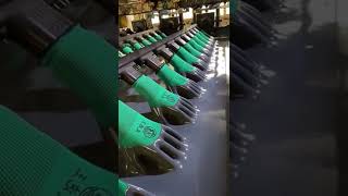 rubber glove manufacturing process #shorts