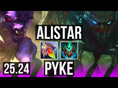 ALISTAR & Yunara vs PYKE & Cassiopeia (SUP) | KR Challenger | 25.24