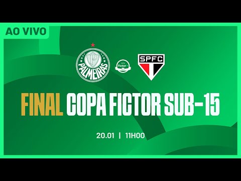 JOGO COMPLETO | PALMEIRAS 0 X 1 SÃO PAULO | FINAL COPA FICTOR SUB-15 2026