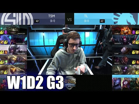 TSM vs Team Liquid | Week 1 Day 2 S6 NA LCS Spring 2016 | Team Solomid TSM vs TL G1 W1D2