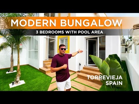 Bungalow in Spain 🌊🌴Buy an apartment in Torrevieja with 3 bedrooms and pool area