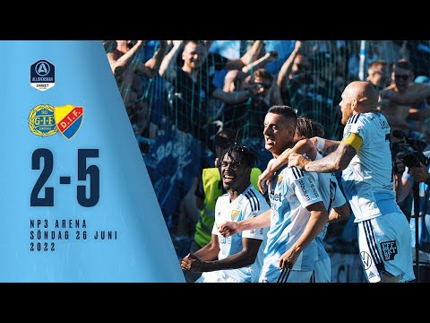 MATCHSVEP | GIF Sundsvall - Djurgården 2-5 Allsvenskan 2022