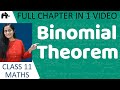 Binomial Theorem Class 11 Chapter 8 Maths In Hindi