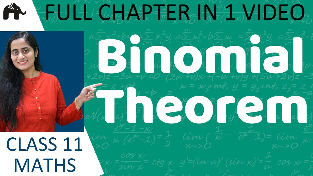 Binomial Theorem Class 11 | Chapter 8 Maths | in Hindi