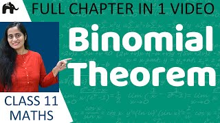 Binomial Theorem Class 11 | Chapter 8 Maths | in Hindi
