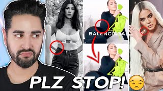 The Kardashian Jenners - A Crash Course In Bad Photoshop / Video Editing - Instagram VS Reality