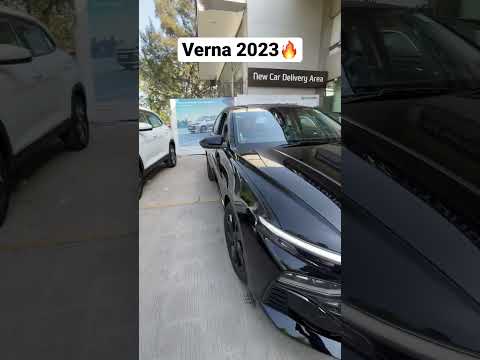 New Hyundai Verna 2023 ????Turbo Petrol Black Colour - #shorts #youtube #youtubeshorts #hyundai #verna