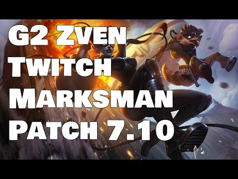 G2 Zven - Twitch vs Caitlyn Patch 7.10