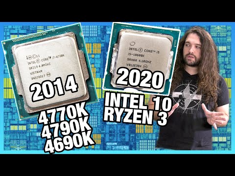 2020 vs. 2014 CPUs: Intel i7-4790K, 4770K, & i5-4690K vs. 10600K, 10900K, 3700X, 3900X