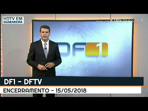 Encerramento do "DF1" DFTV 1° Edição/Globo Brasília (15/05/2018)