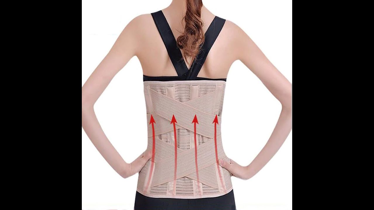 Plus Size 3XL Bariatric Back Brace Obese Support Girdle for Lower Lumbar Back Pain in Big and Tall
