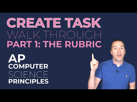 Computer Science Principles Create Performance Task