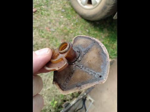 Fuel Pump Filter Screen Sock Strainer REMOVE and CLEAN / Prado 1GR-FE Power Loss Hesitation Stutter