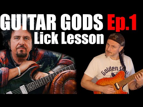 GUITAR GODS Ep.1 Steve Lukather, Expressive Rock Guitar lesson.