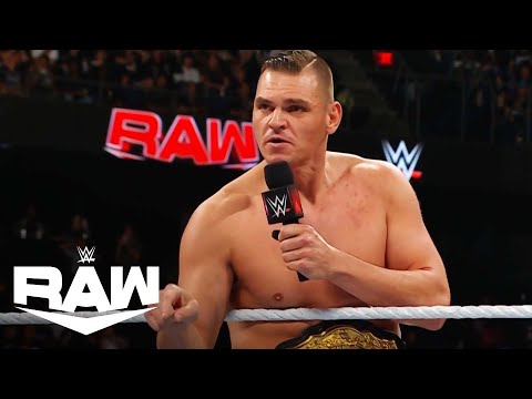 Gunther Leaves Goldberg Off His Wrestling Mount Rushmore