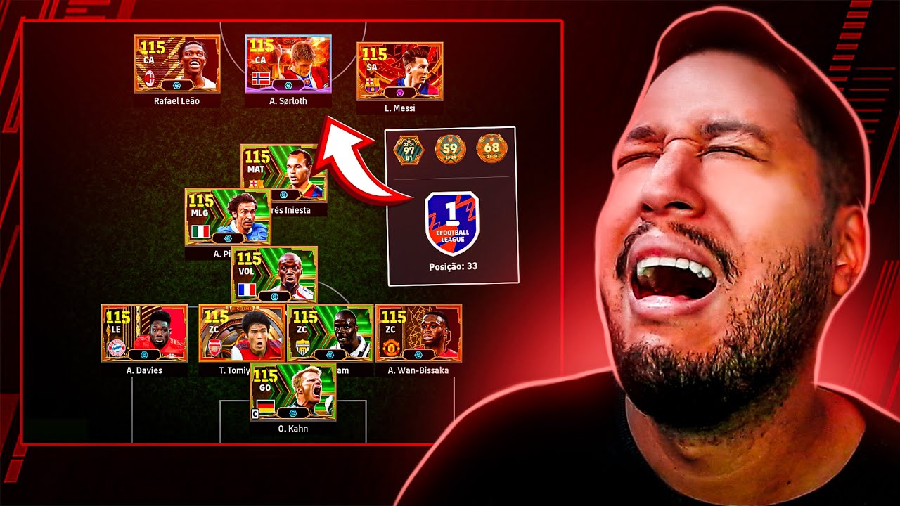 RAGE CONTRA UM DOS MELHORES JOGADORES DO MUNDO - EFOOTBALL 2024