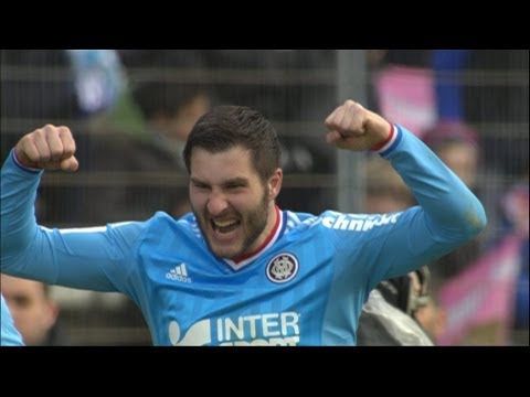 Goal André-Pierre GIGNAC (50') - Evian TG FC - Olympique de Marseille (1-1) / 2012-13